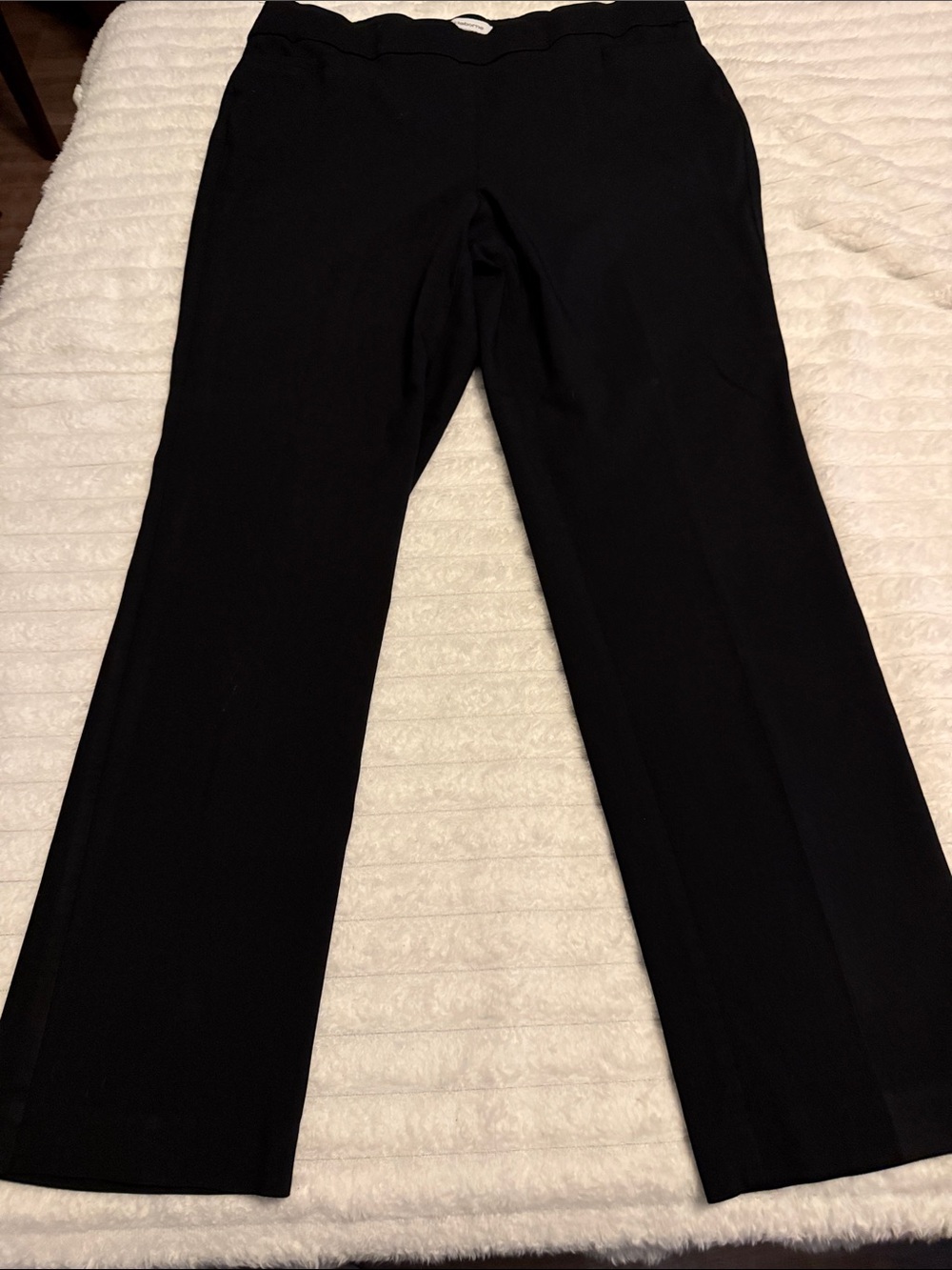 Liz Claiborne Black Boot-Cut Dress Pants